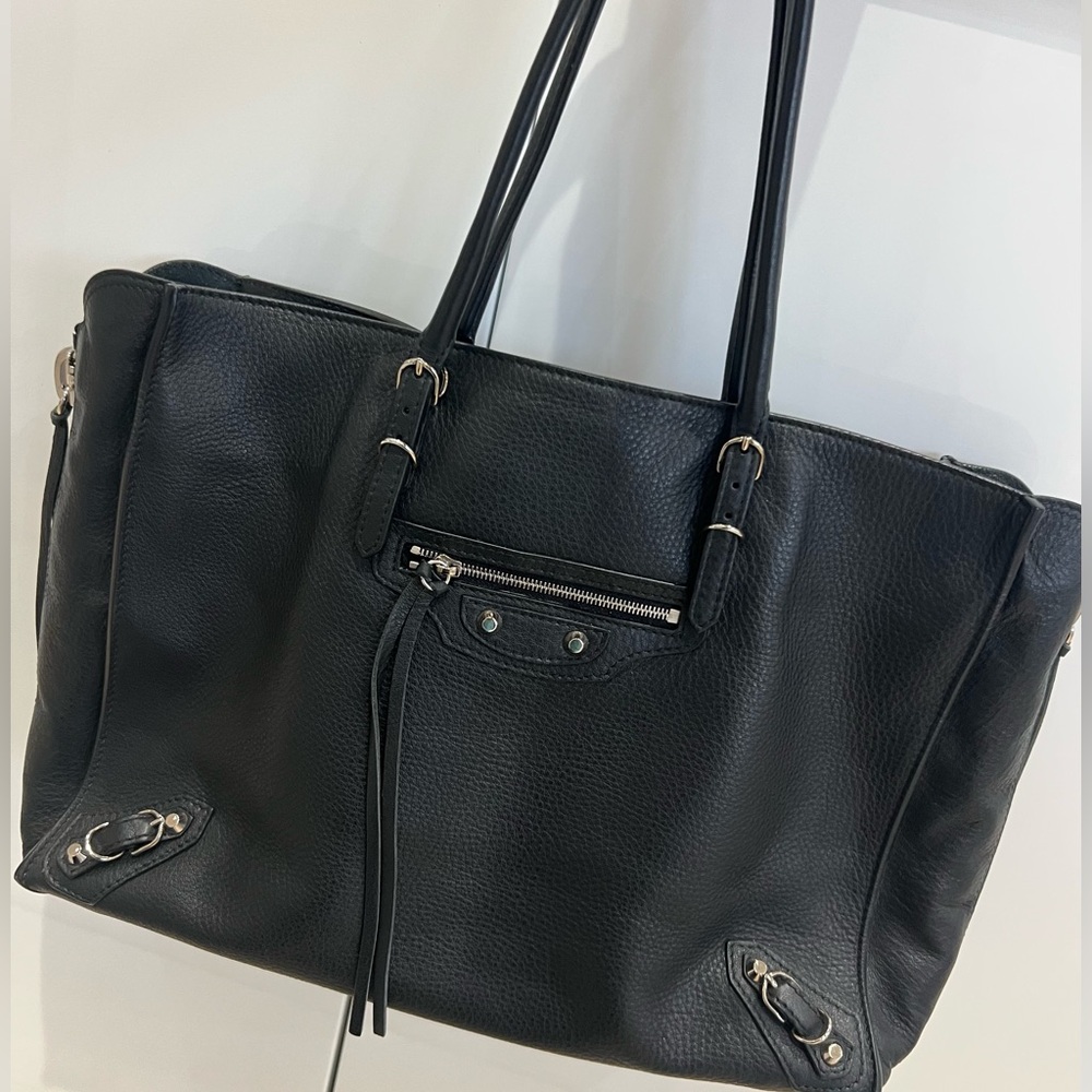 Balenciaga Black Leather Bag